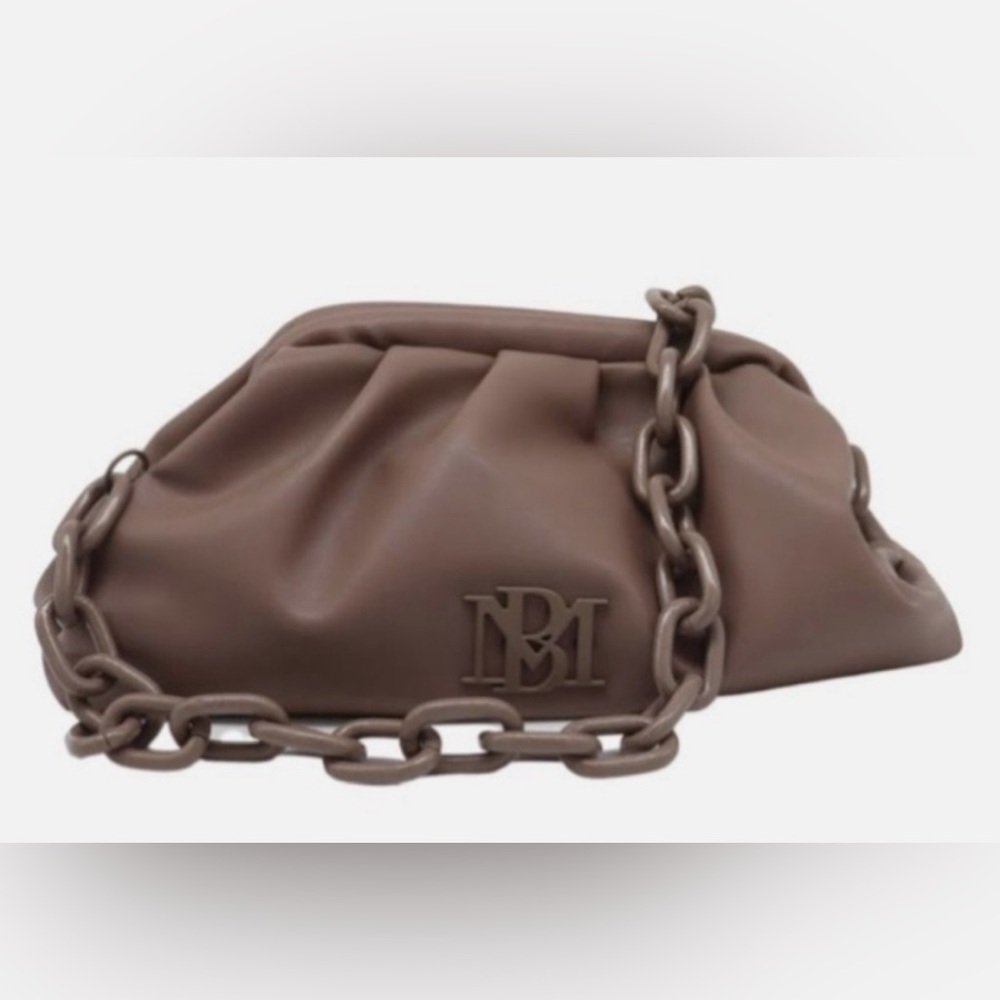 Badgley Mishka Taupe Clutch/Shoulder Bag (NWT)